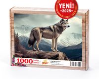 Yalnız Kurt Ahşap Puzzle 1000 Parça ( HV85-M )