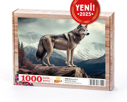 Yalnız Kurt Ahşap Puzzle 1000 Parça ( HV85-M )