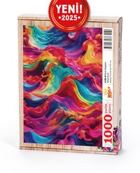 Renk Dalgaları Ahşap Puzzle 1000 Parça ( KJ05-M ) 