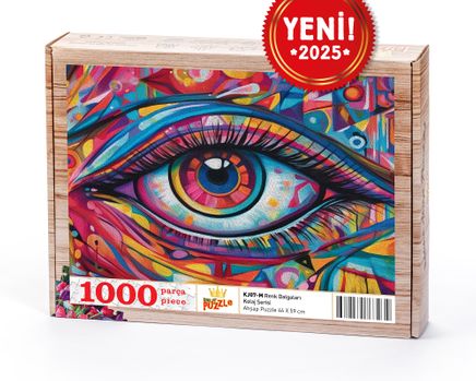 Kolaj Göz Ahşap Puzzle 1000 Parça ( KJ07-M )