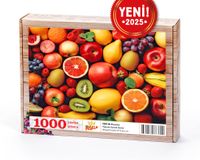 Meyveler Ahşap Puzzle 1000 Parça ( YI07-M )