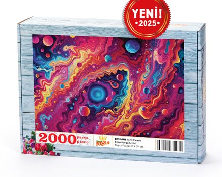 Renk Evreni Ahşap Puzzle 2000 Parça ( BK55-MM )