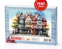 Nostaljik Sokak Ahşap Puzzle  2000 Parça ( SK56-MM )