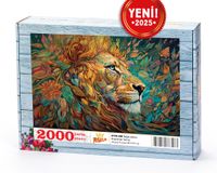 Doğal Aslan Ahşap Puzzle 2000 Parça ( HV78-MM )