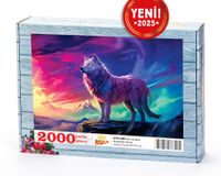 Kurt ve Gece Ahşap Puzzle 2000 Parça ( HV79-MM )