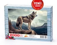 Yalnız Kurt Ahşap Puzzle 2000 Parça ( HV80-MM )