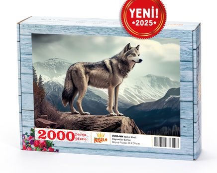 Yalnız Kurt Ahşap Puzzle 2000 Parça ( HV80-MM )