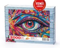 Kolaj Göz Ahşap Puzzle 2000 Parça ( KJ52-MM )