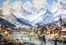 İtalyan Alplerinde Kasaba Ahşap Puzzle  2000 Parça ( UK58-MM )</span>