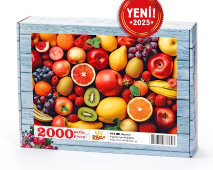 Meyveler Ahşap Puzzle 2000 Parça ( YI53-MM )