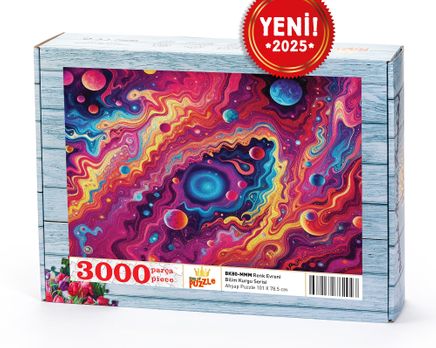 Renk Evreni Ahşap Puzzle 3000 Parça ( BK80-MMM )