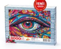 Kolaj Göz Ahşap Puzzle 3000 Parça ( KJ80-MMM )