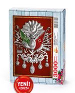 Osmanlı Cihan Devleti Arması Tablo Ahşap Puzzle 3000 Parça ( TR80-MMM )