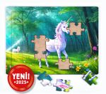 Fantastik Unicorn Ahşap Puzzle 35 Parça ( XXXV-54 )