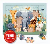 Orman Dostları Ahşap Puzzle 35 Parça ( XXXV-57 )