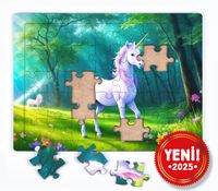 Fantastik Unicorn Ahşap Puzzle 54 Parça ( LIV-54 )