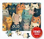 Kediler Ahşap Puzzle 54 Parça ( LIV-55 )