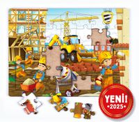 Minik İnşaatçılar Ahşap Puzzle 54 Parça ( LIV-56 )