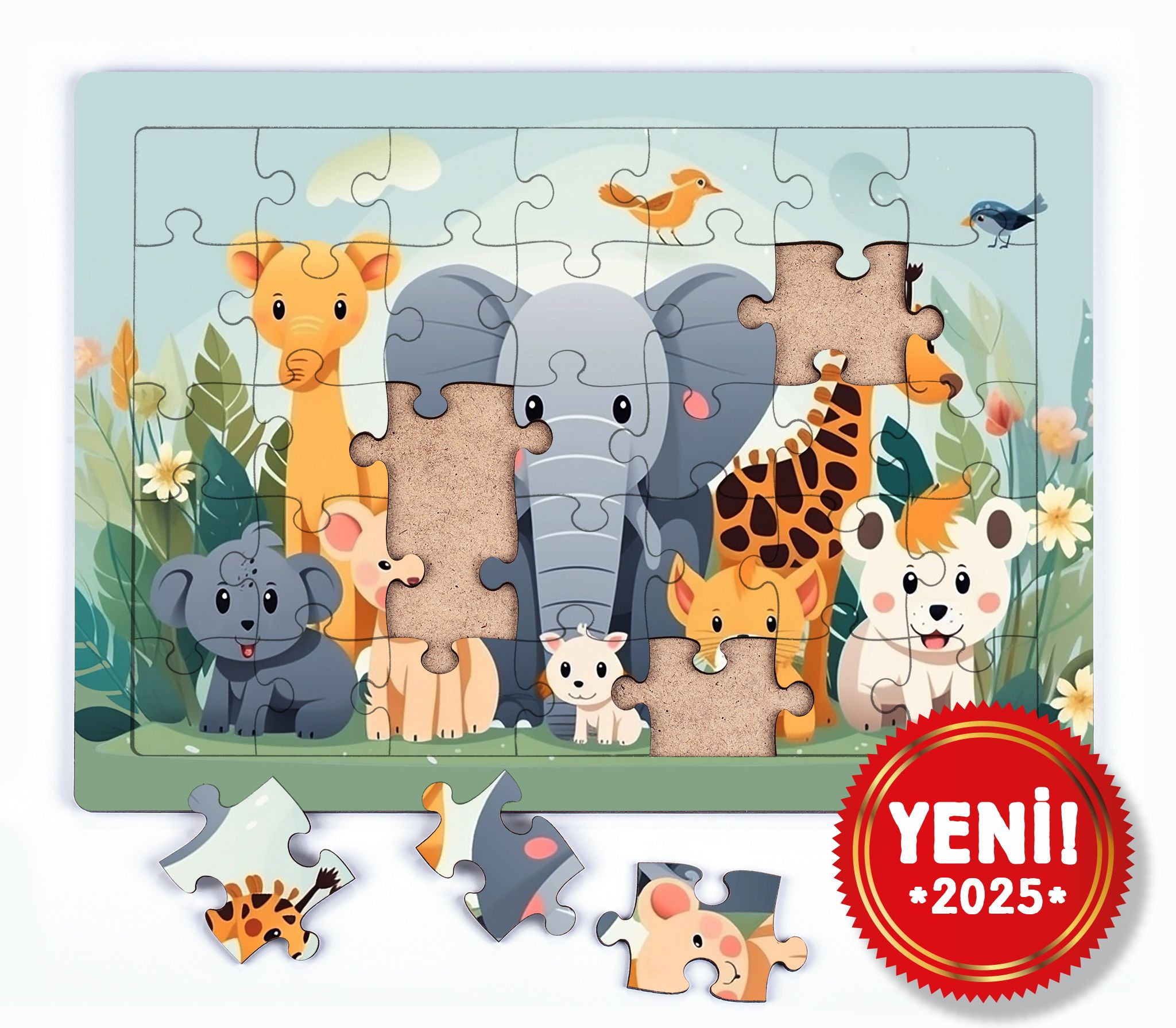 Orman Dostları Ahşap Puzzle 54 Parça ( LIV-57 ) - Fiyatı