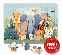 Orman Dostları Ahşap Puzzle 54 Parça ( LIV-57 )