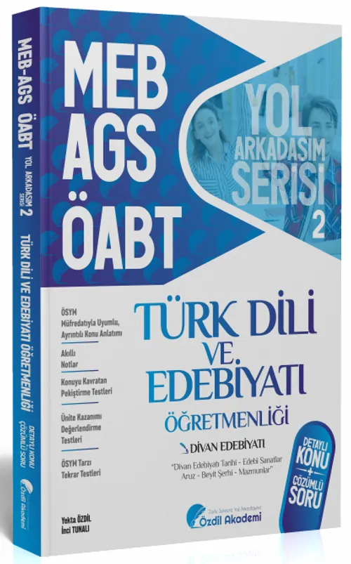 ÖABT Türk Dili ve Edebiyatı 2. Kitap Divan Edebiyatı Konu Anlatımlı Soru Bankası