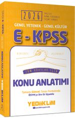 2026 E-KPSS Genel Yetenek Genel Kültür Tüm Adaylar İçin Konu Anlatımı