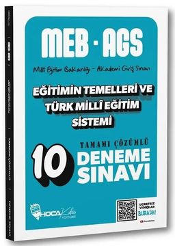 MEB-AGS Eğitimin Temelleri ve Türk Milli Eğitim Sistemi 10 Deneme Çözümlü 