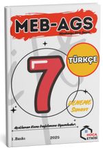 2025 MEB-AGS Sözel Yetenek Türkçe 7 Deneme