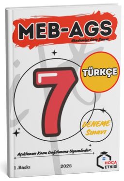 2025 MEB-AGS Sözel Yetenek Türkçe 7 Deneme