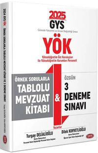 YÖK Üst Kuruluşları İle Yök Personeli Gys Örnek Sorularla Tablolu Mevzuat Kitabı ve 3 Deneme Sınavı