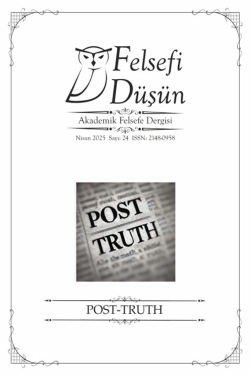 Felsefi Düşün Sayı:24 Post-Truth