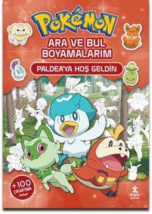 Pokémon - Ara ve Bul Boyamalarım - Paldea'ya Hoş Geldin