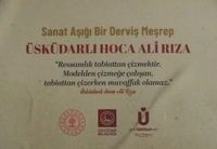 Üsküdarlı Hoca Ali Rıza Sanat Aşığı Bir Derviş Meşrep / 40-E-14