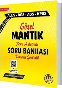 ALES DGS KPSS MEB-AGS Sözel Mantık Konu Anlatımlı Soru Bankası Çözümlü