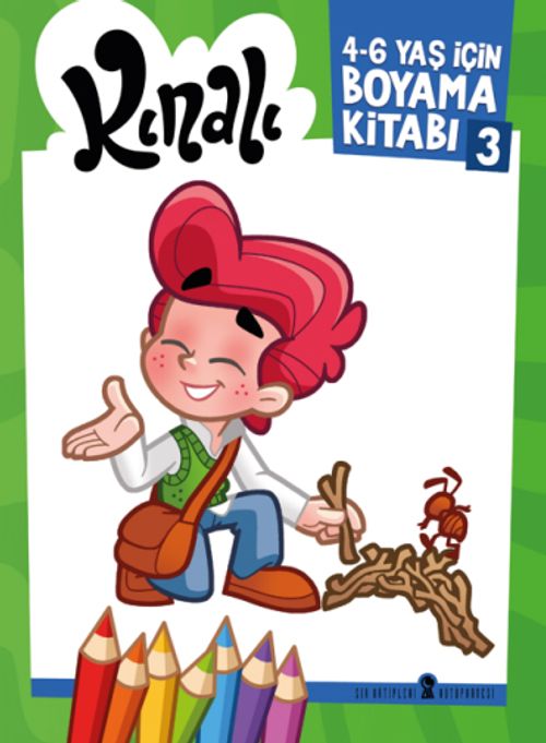 Kınalı 4-6 yaş için Boyama Kitabı 3