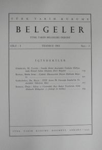Edirne ve Civarındaki Bazı İmaret Tesislerinin Yıllık Muhasebe Bilançoları (Kod:11-B-26)