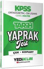 2026 KPSS Ortaöğretim-Önlisans Tarih Çek Kopart Yaprak Test