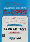 2026 E-KPSS GY-K T&uuml;m Adaylar İ&ccedil;in &Ccedil;ek Kopart Yaprak Test