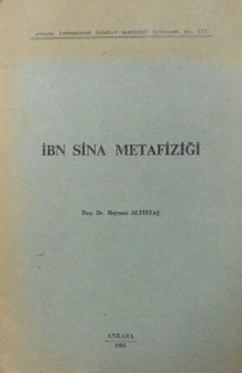 İbn Sina Metafiziği / 10-E-19
