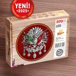 Osmanlı Cihan Devleti Arması Ahşap Puzzle 570 Parça ( LV016-DLXX )