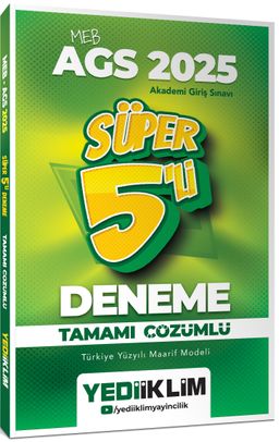 2025 MEB AGS Tamamı Çözümlü Süper 5'li Deneme