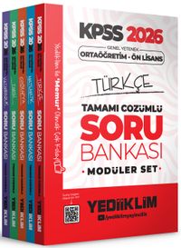 2026 KPSS Ortaöğretim Ön Lisans Genel Yetenek Genel Kültür Tamamı Çözümlü Soru Bankası Modüler Set