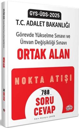 Adalet Bakanlığı GYS-ÜDS Ortak Alan Nokta Atışı Soru-Cevap