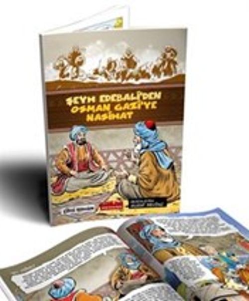 Şeyh Edebali'den Osman Gazi'ye Nasihat (Orta Boy, Renkli Çizgi Roman)