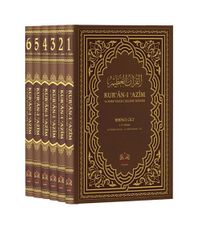 Kur'an-ı Azim ve Tefsirli Meal Soru Edatlı Kelime Manası (6 Cilt Takım) Arapça - Türkçe