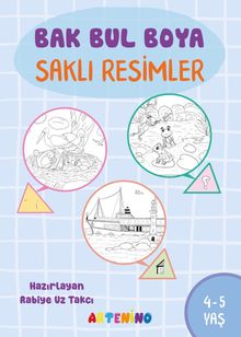 Bak Bul Boya Saklı Resimler 4-5 Yaş