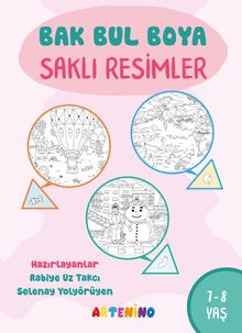 Bak Bul Boya Saklı Resimler 7-8 Yaş