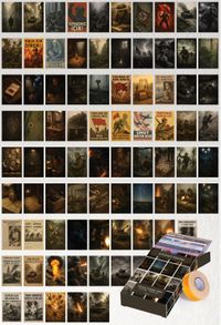 2.Dünya Savaşı 81 Adet Duvar Poster Seti Oda Dekoru