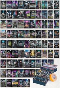 Sokak Stili Anime 81 Adet Duvar Poster Seti Oda Dekoru