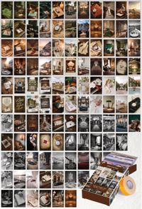 Old Money 108 Adet Duvar Poster Seti Oda Dekoru